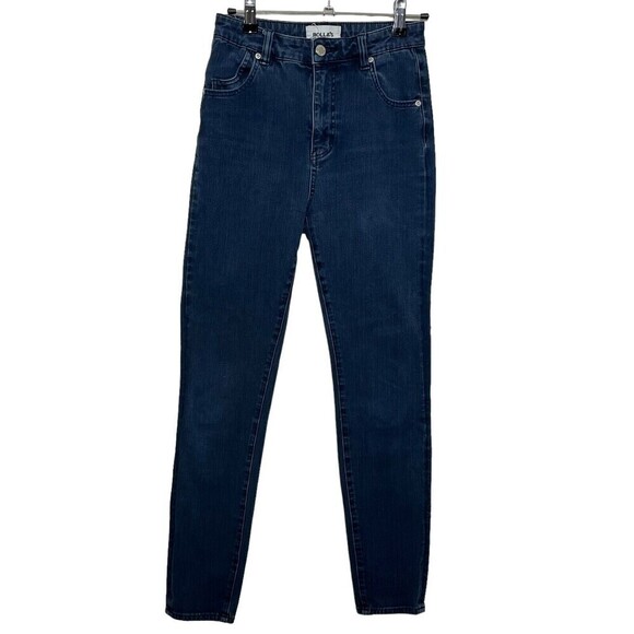 Rollas Eastcoast Skinny Jeans Women’s Size 26 Medium Wash High Waist Ankle Fit - Picture 1 of 13